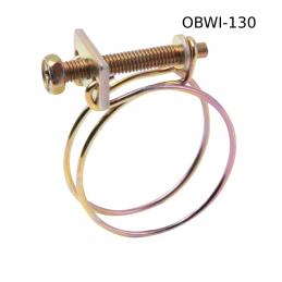 SKI - สกี จำหน่ายสินค้าหลากหลาย และคุณภาพดี | ORBIT เหล็กรัด OBWR-130 (120-130mm) แบบเส้นลวด สีทอง (แพ็ค 25ชิ้น)